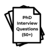 PhD Interview Questions